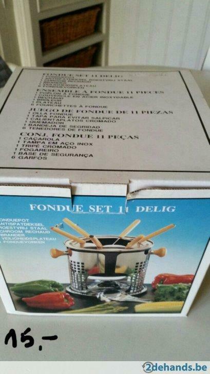 Fondueset, Elektronische apparatuur, Gebruikt
