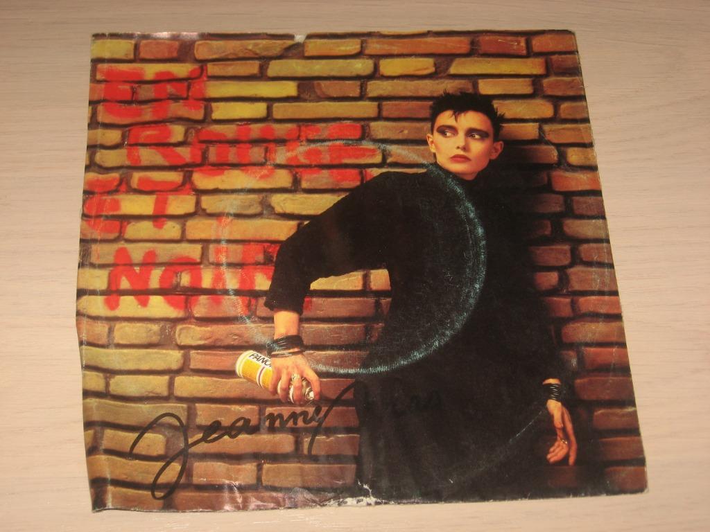 Disque vinyl 45 tours jeanne mas en rouge et noir, CD & DVD, Enlèvement ou Envoi, Comme neuf