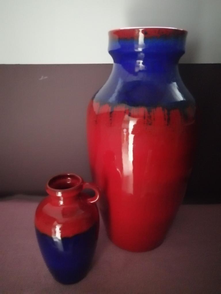 Vintage fat lava vaas Ubelacker, Antiek en Kunst, Ophalen of Verzenden