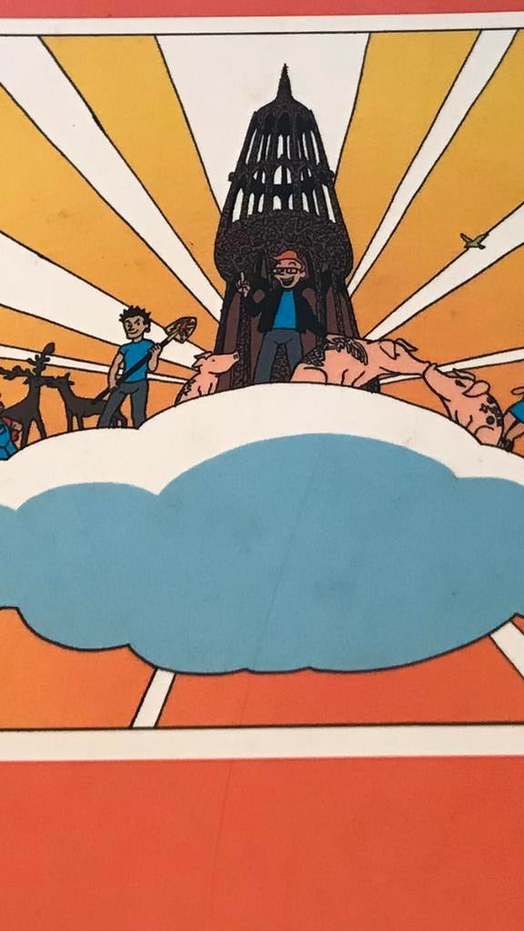 Wim Delvoye Stripverhaal 50pag, Boeken, Ophalen of Verzenden, Zo goed als nieuw, Schilder- en Tekenkunst