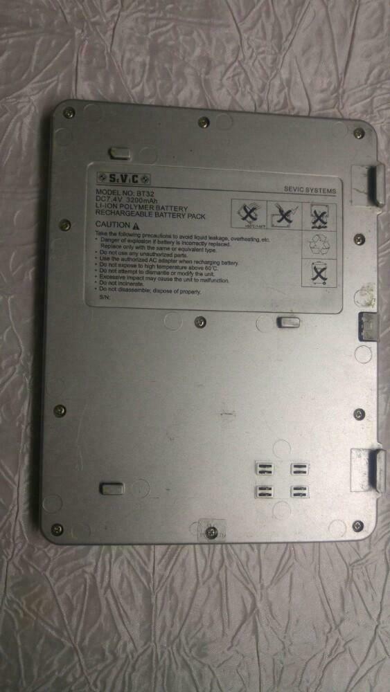Rechargeable battery pack bt32 7.2v 3200 mah sevic system, Enlèvement ou Envoi, Utilisé