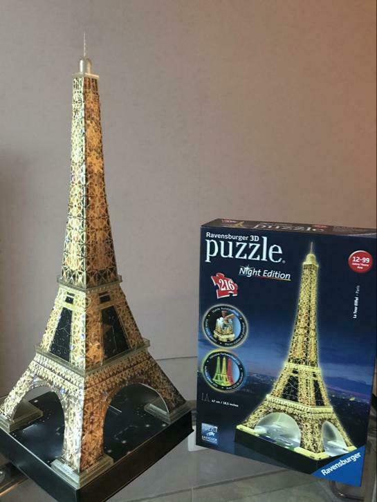 Puzzle 3D Tour Eiffel, 216 pièces