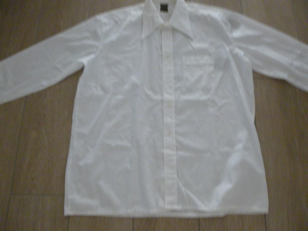 chemise blanche pour homme, Enlèvement, Porté, Blanc, Tour de cou 43/44 (XL)