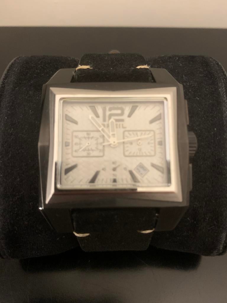 Breil chronograaf horloge met vintage design, Ophalen of Verzenden