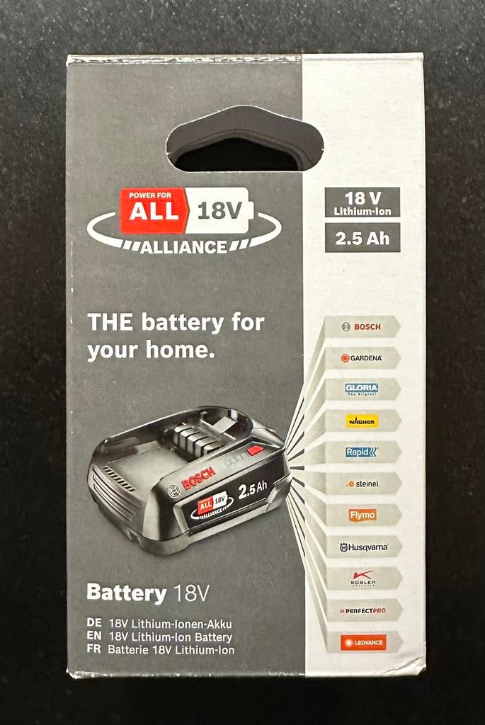 Bosch accu NIEUW IN SEAL, Ophalen of Verzenden, Nieuw