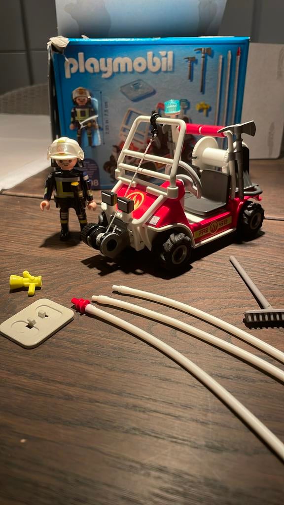 Playmobil Buggy de Pompier, Enlèvement ou Envoi, Comme neuf, Ensemble complet