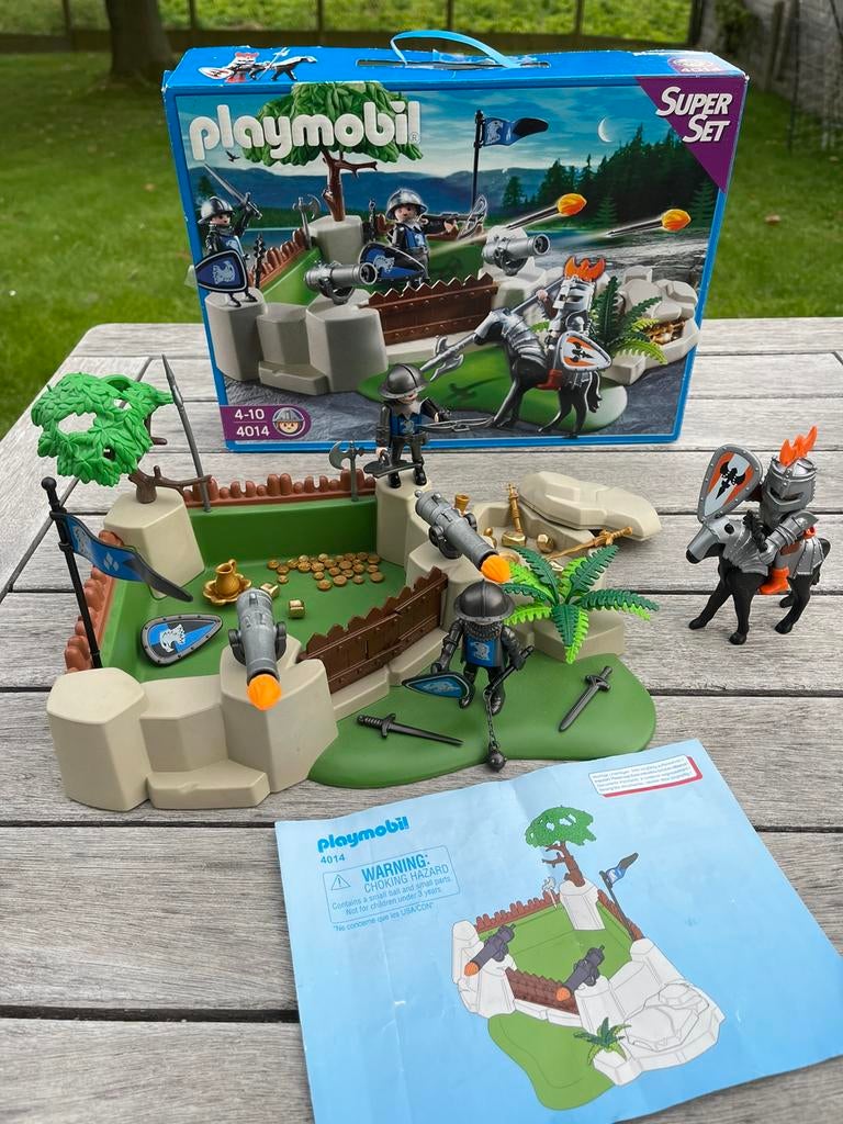 Playmobil 4014 Superset Ridder Bastion Knights, Ophalen, Zo goed als nieuw