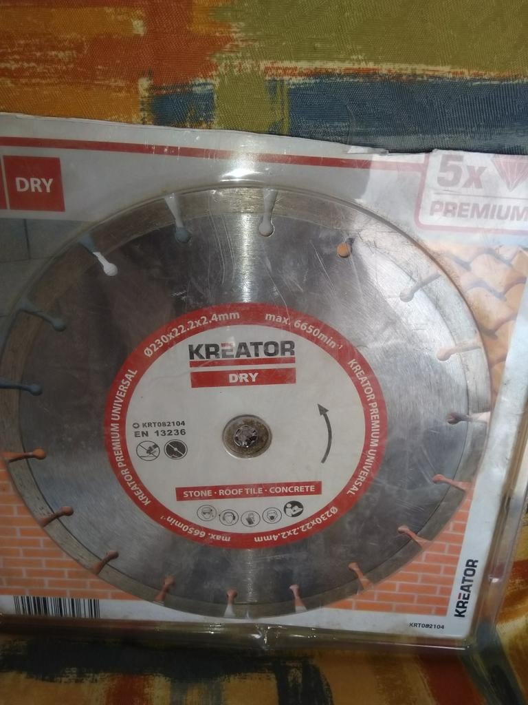 Nieuw diamant zaagblad 230mm steen & beton, Ophalen, Nieuw