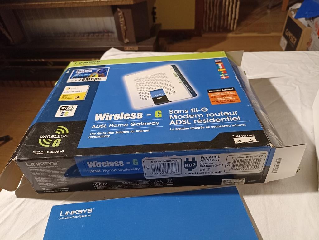 Modem routeur sans fil G ADSL résidentiel, Enlèvement ou Envoi, Comme neuf, Routeur