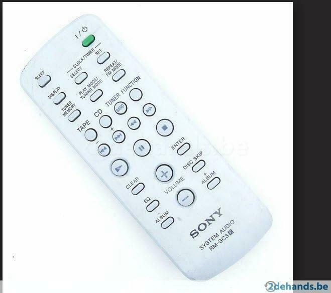 Afstandsbediening Sony rm-sc3, Audio, Tv en Foto, Afstandsbedieningen, Ophalen of Verzenden, Gebruikt