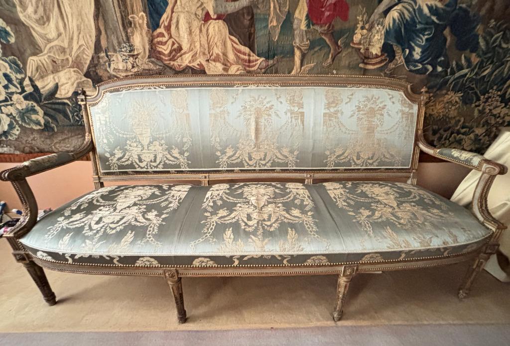 Meubles signé I. Georges JACOB • LOUIS XVI canapé ca. 1785, Antiquités & Art, Antiquités | Meubles | Armoires, Enlèvement