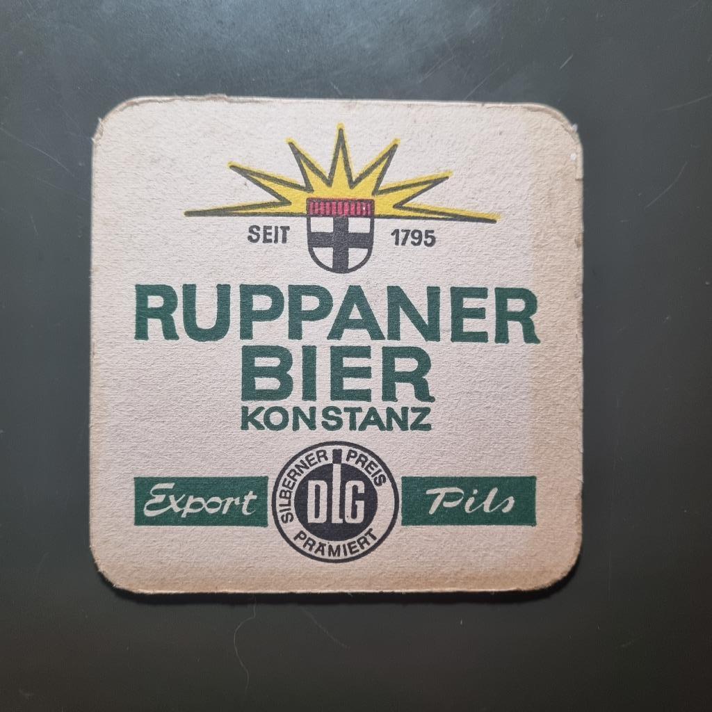 Sous Bock Ruppaner Bier, Ophalen of Verzenden, Gebruikt, Viltje(s), Overige merken