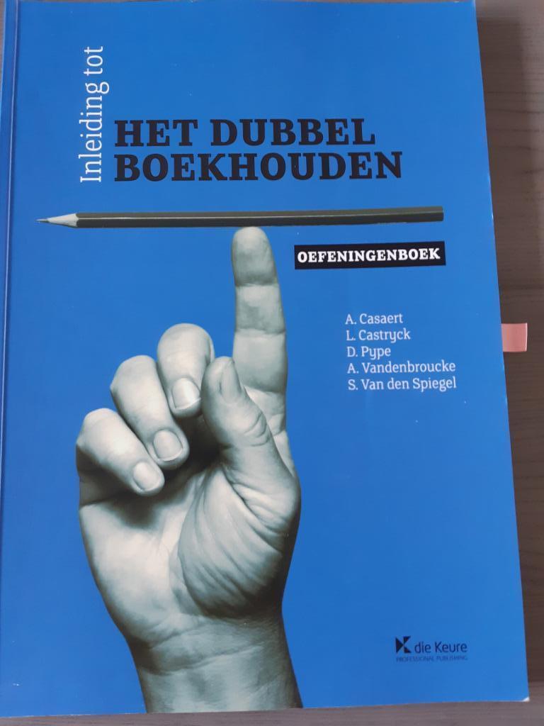 Studieboek "Het dubbel boekhouden", Ophalen, Zo goed als nieuw, Hoger Onderwijs, A. Casaert