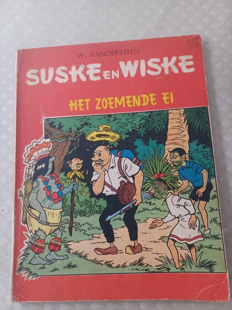 Suske en wiske nr 53 het zoemende ei eerste druk, Boeken, Gelezen, Willy Vandersteen, Eén stripboek, Ophalen of Verzenden
