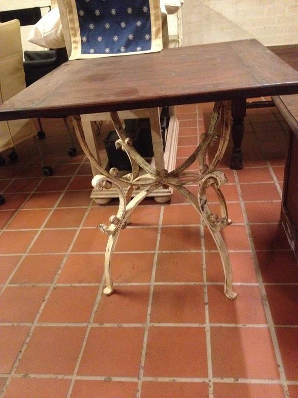 Tuintafel onderstel massief smeedijzeren onderstel India, Ophalen