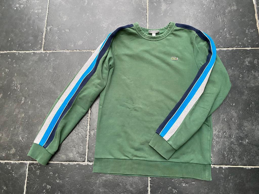 Lacoste, groene trui, maat S, als  nieuw!!!, Enlèvement ou Envoi, Lacoste, Comme neuf, Vert