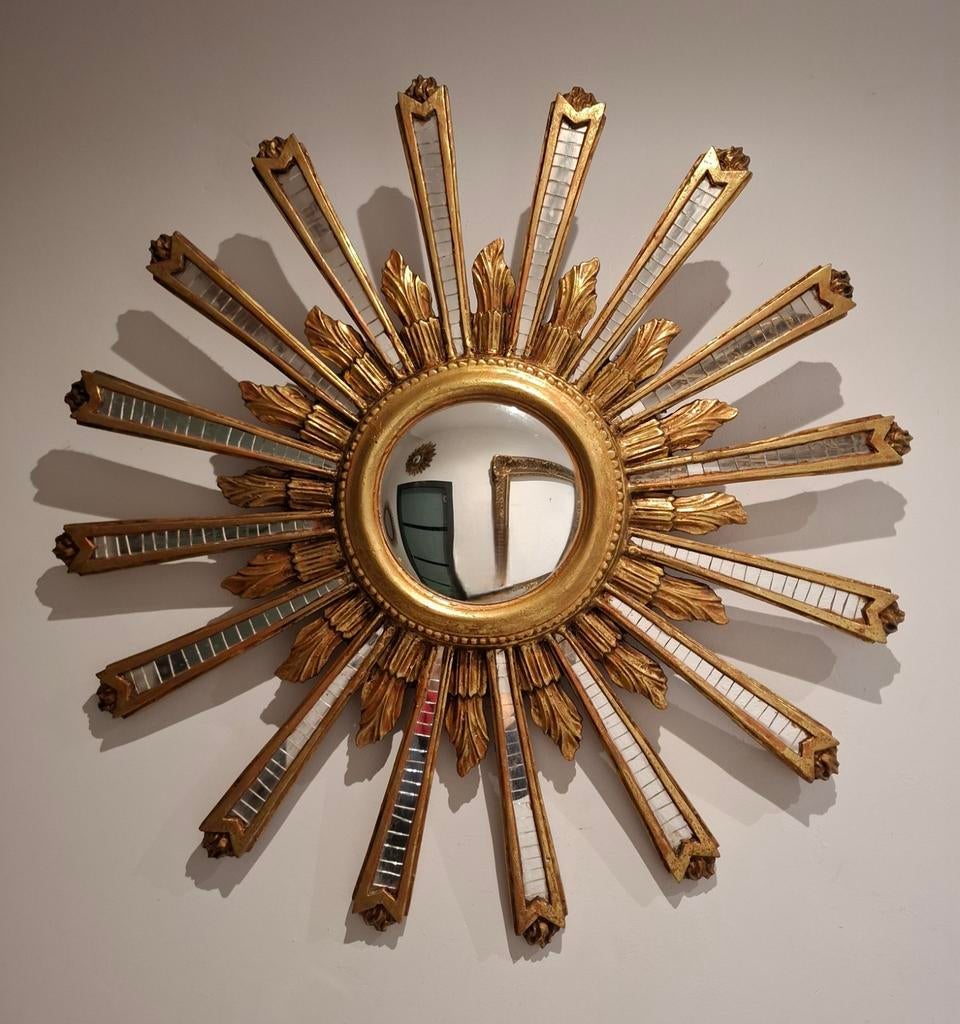Miroir soleil XXL 85cm verre convexe