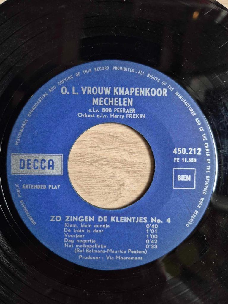 Singel O. L. Vrouw Knapenkoor Mechelen, Cd's en Dvd's, Vinyl Singles, Ophalen of Verzenden