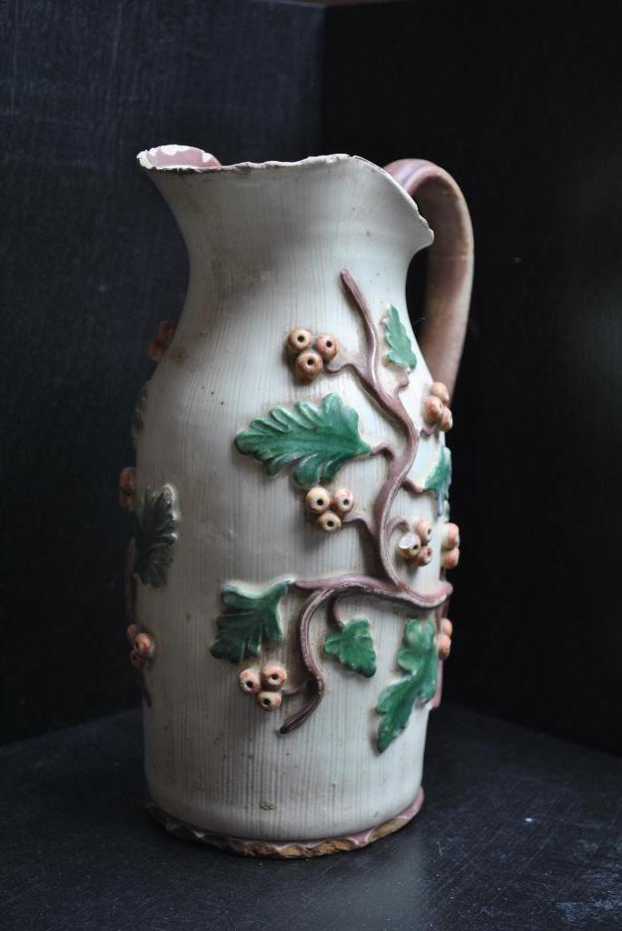 Pichet faience de Langeais Charles De Boissimon Circa 1850, Enlèvement ou Envoi