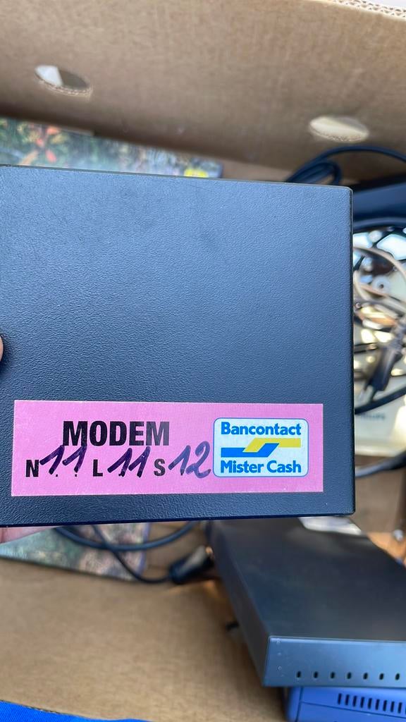 Modem bankcontact, Articles professionnels, Aménagement de Bureau & Magasin | Ordinateurs & Informatique, Enlèvement ou Envoi