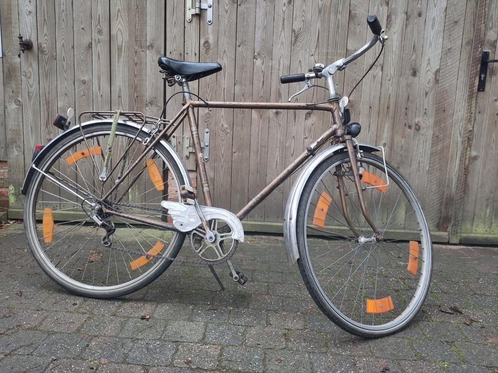 Vintage fiets, Ophalen
