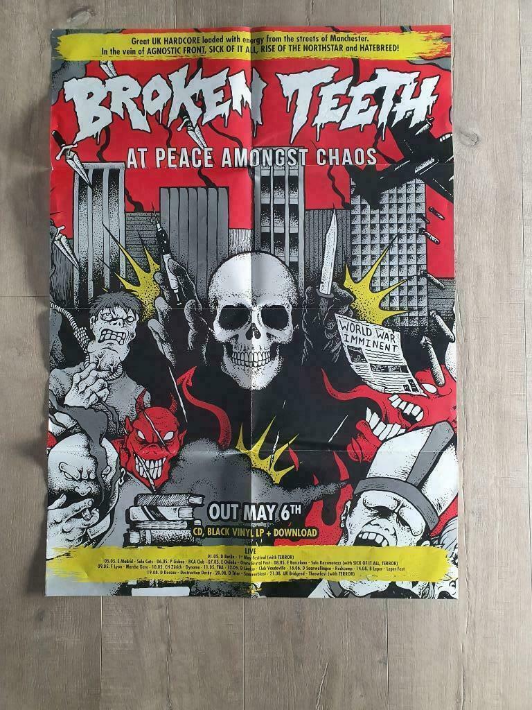 Broken Teeth Poster, Ophalen of Verzenden, Nieuw