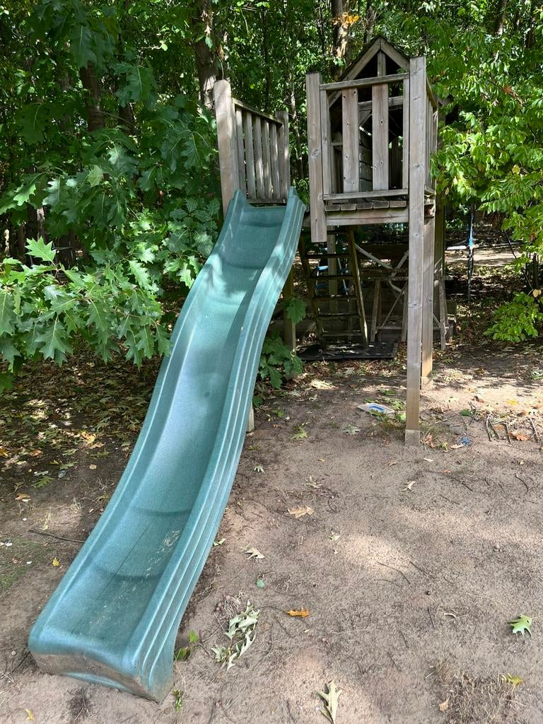 Gratis speelhuis met schuifaf, Ophalen, Gebruikt, Zandbak