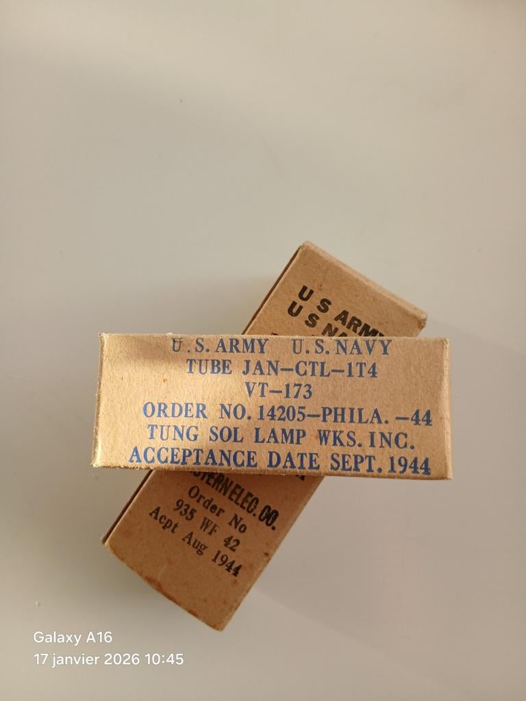 Lampe et tube us ww2, Verzamelen, Ophalen of Verzenden, Landmacht, Overige typen