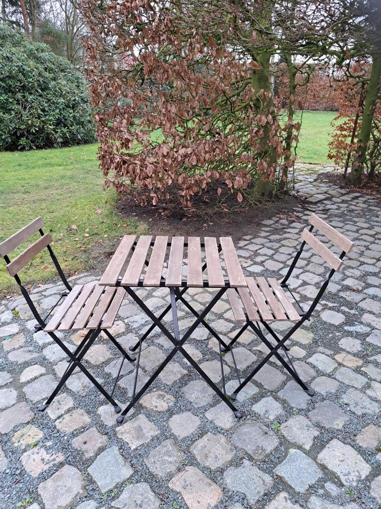 Bistrotafels + stoelen, Ophalen