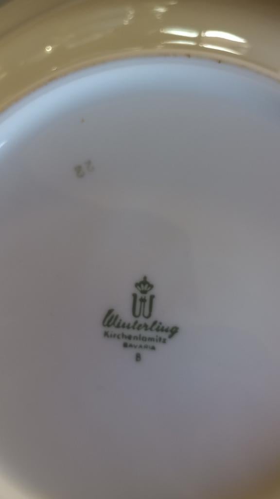 Eet- en koffieservies winterling kirchenlomitz 12 delig goud, Ophalen