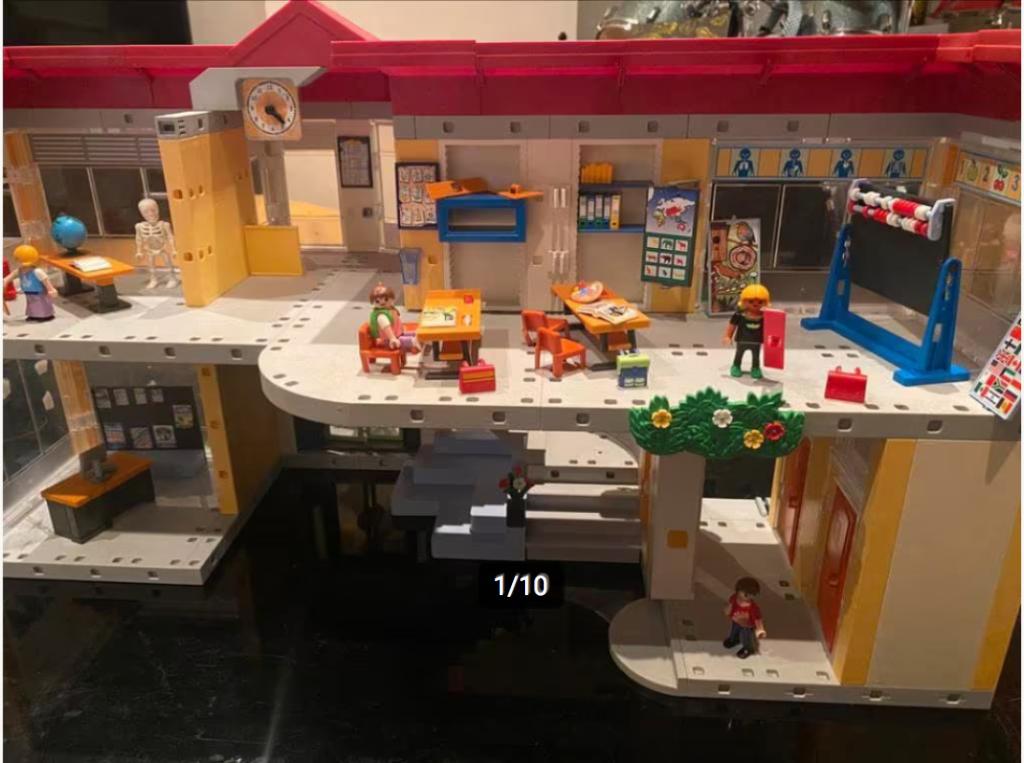 Playmobil grote school 4324, Kinderen en Baby's, Speelgoed | Playmobil, Gebruikt, Ophalen of Verzenden