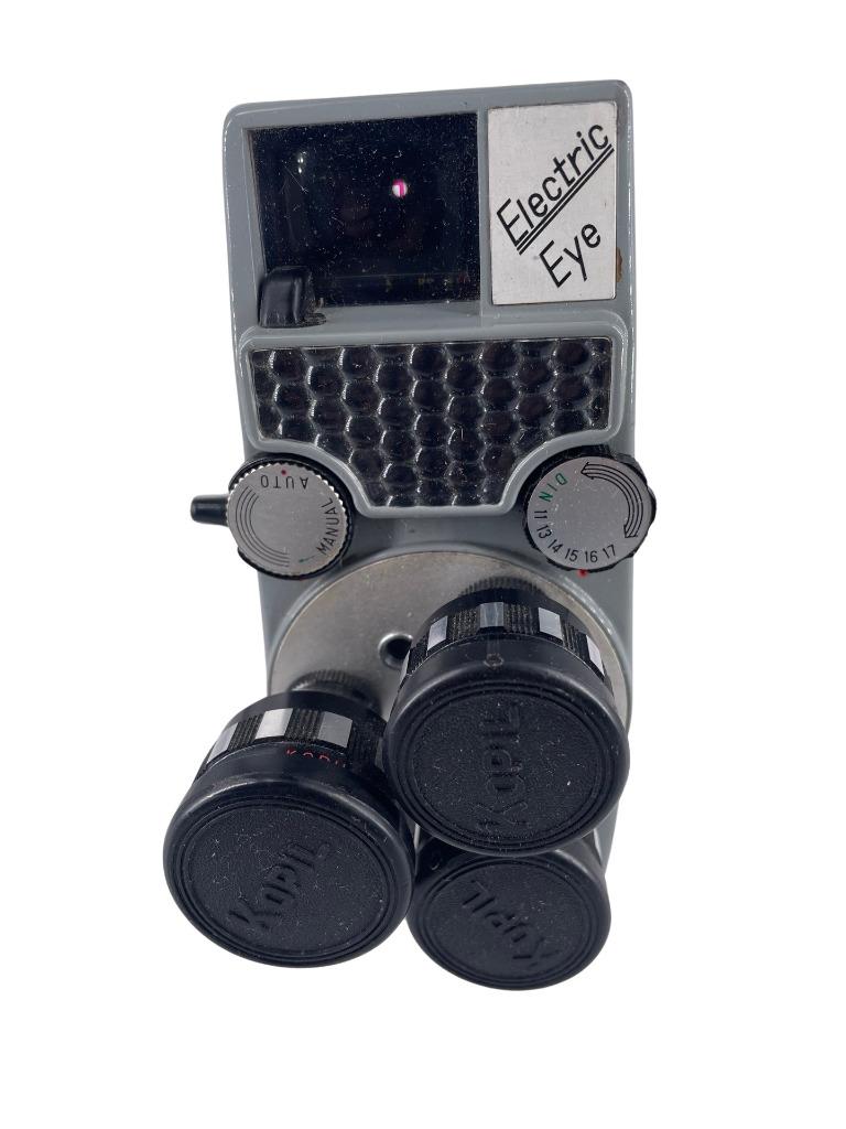 Kopil-IA 8 elektrische oogcamera - Japan - Drievoudige lens, ., 1940 tot 1960, Ophalen of Verzenden, Kopil-IA 8 Electric Eye