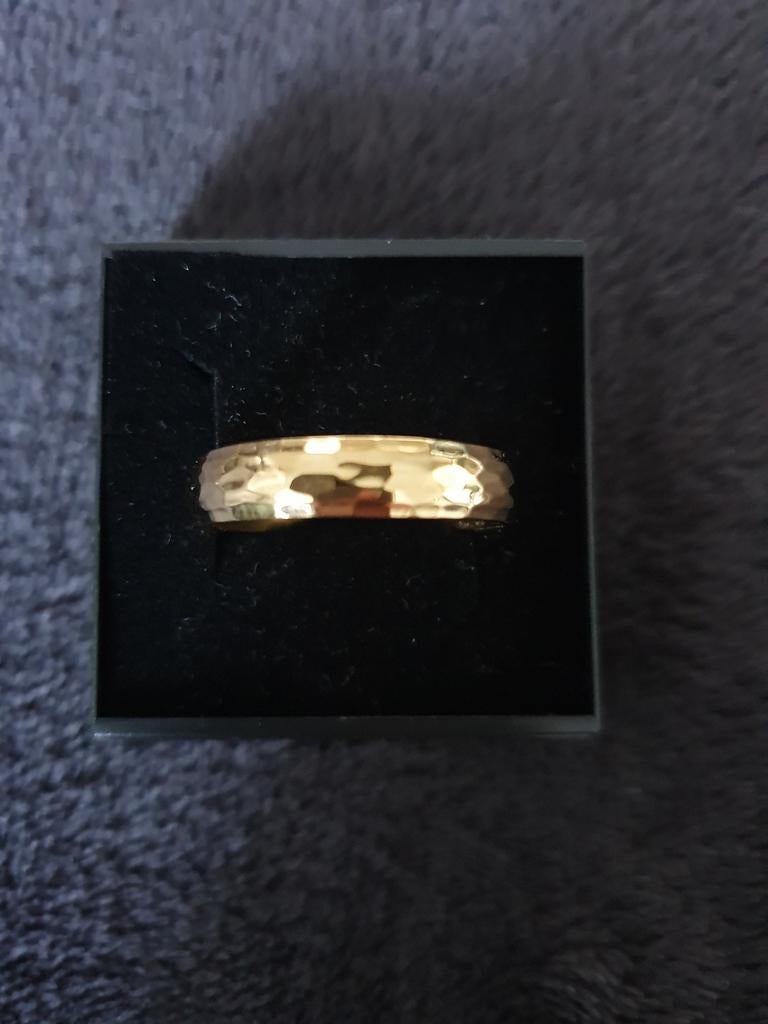 Nieuwe ring voor heren in edelstaal maat 68, 20 of groter, IJzer of Staal, Heer, Nieuw