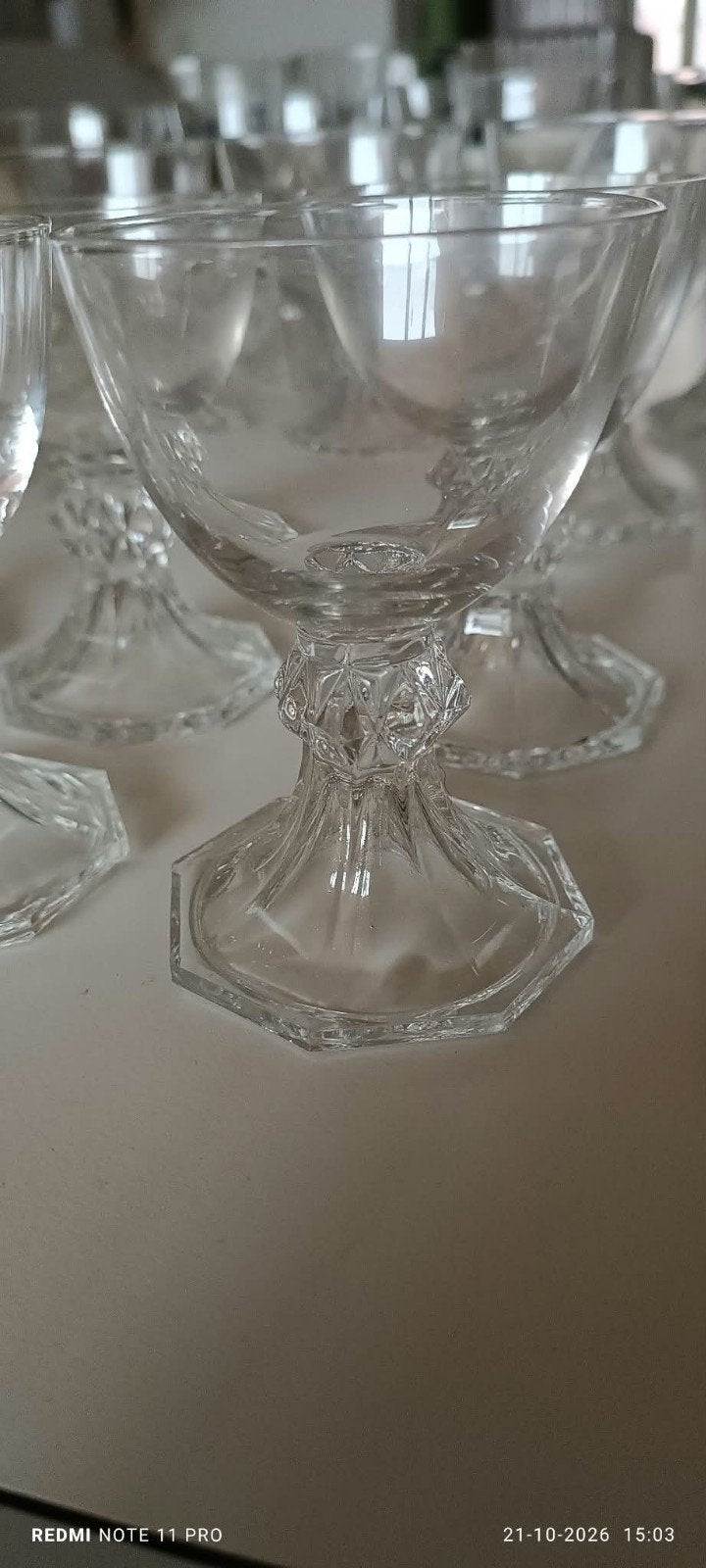 Verres Val Saint-Lambert (petits), Antiquités & Art, Enlèvement