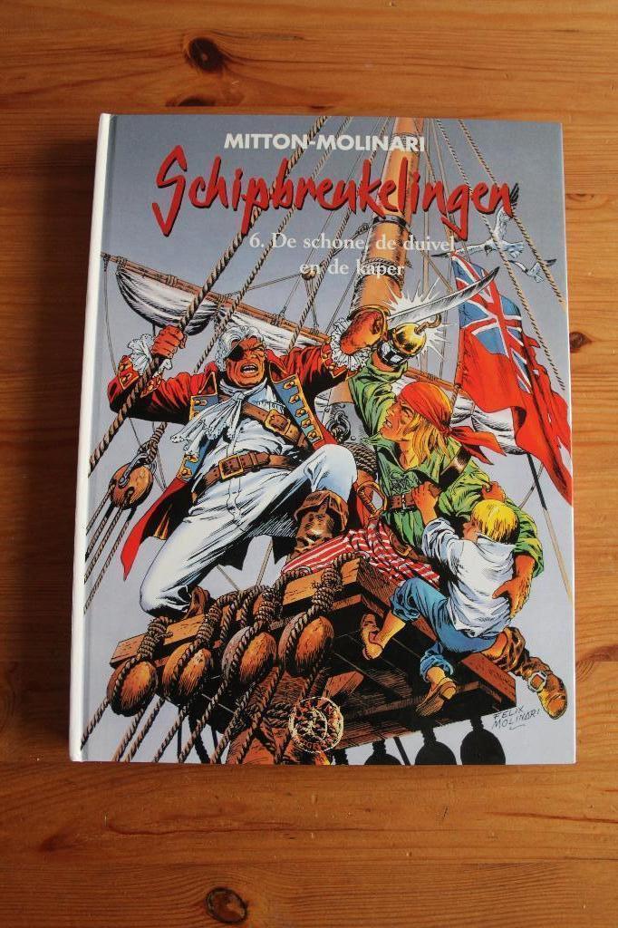 Schipbreukelingen                      HC, Ophalen of Verzenden, Zo goed als nieuw, Mitton- Molinari, Meerdere stripboeken