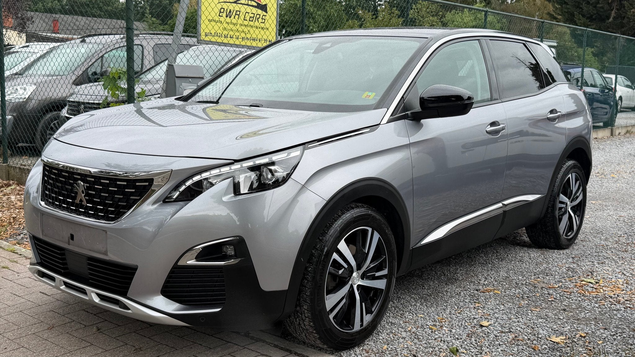 Peugeot 3008 1.2 Benzine Automaat bj 2019, Auto's, Peugeot, Gebruikt, 1199 cc, Blauw, Leder