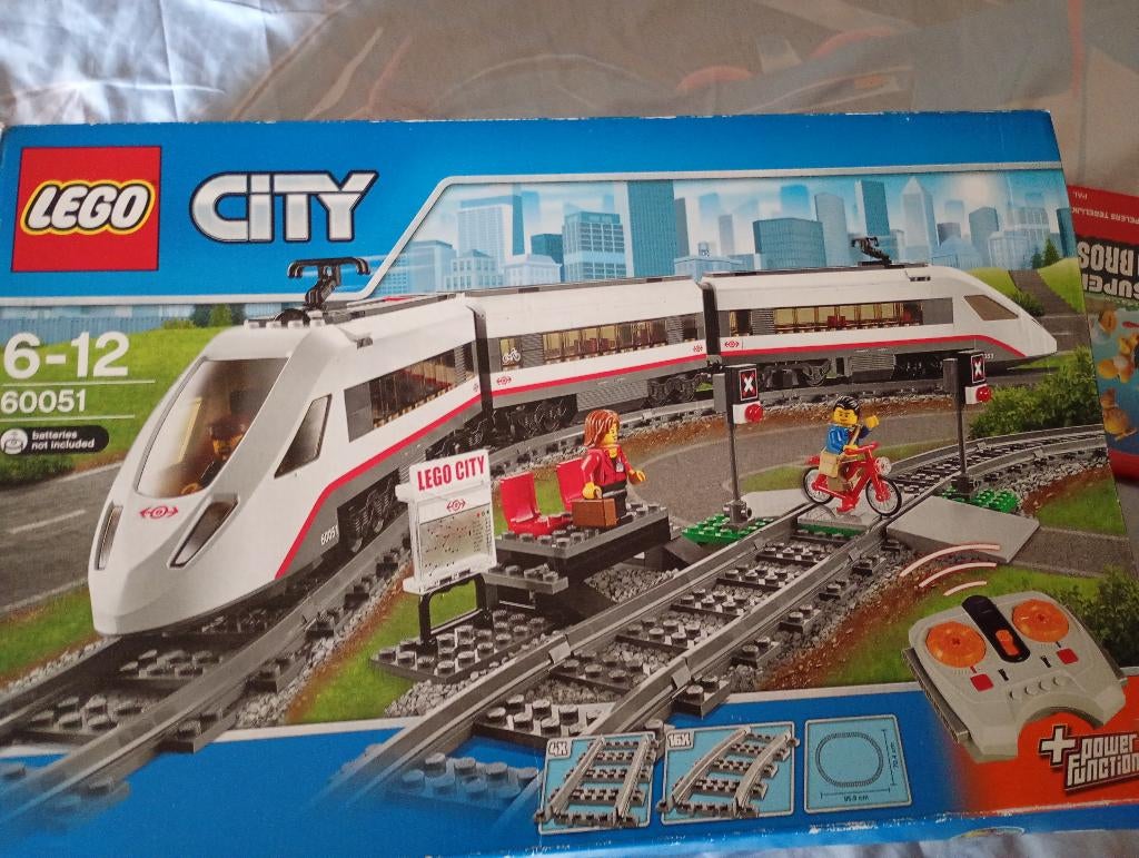 Lego city trein, City, Boîte incluse, Lego, Ensemble complet