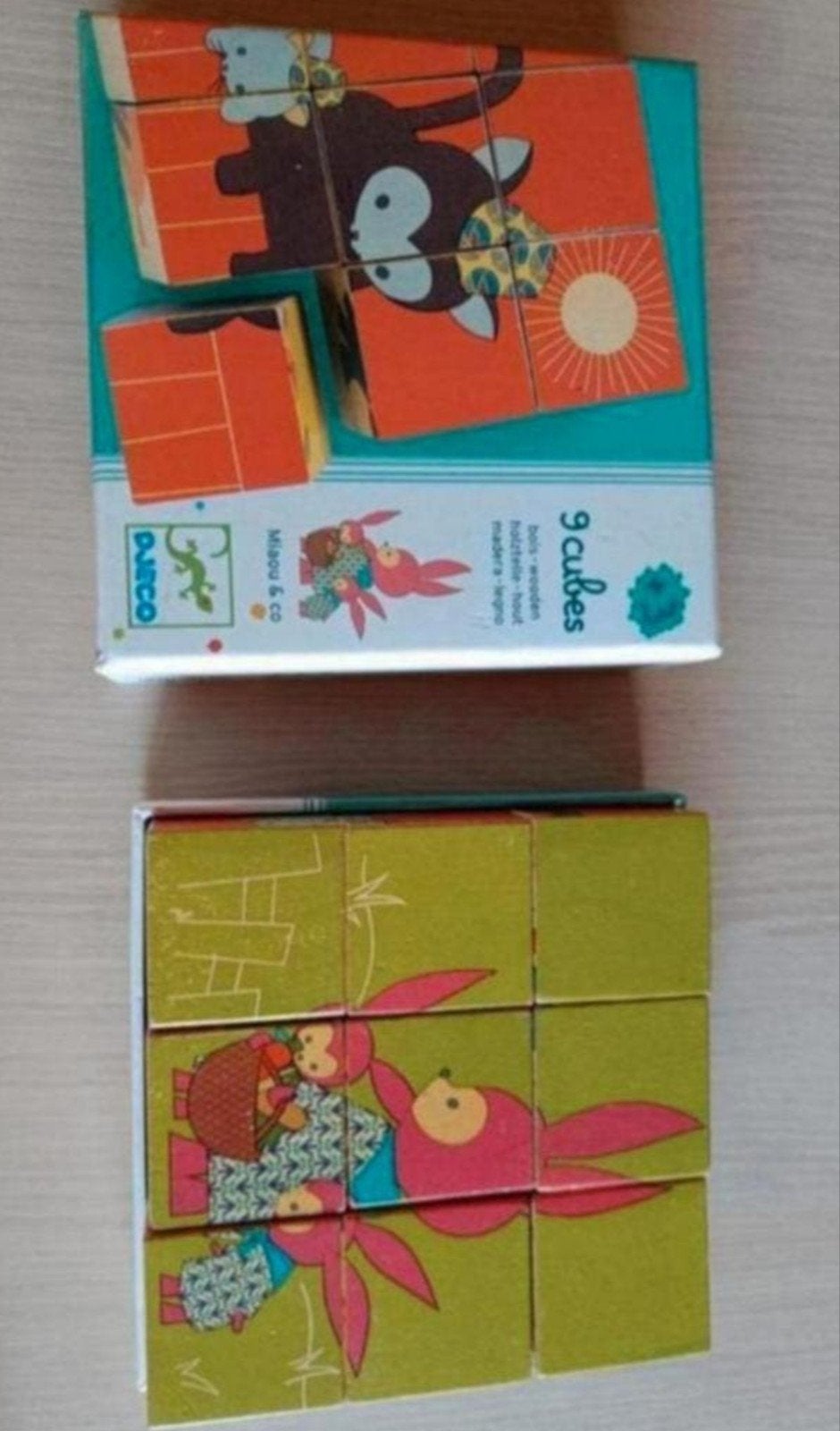 djeco houten Blokkenpuzzel, Enlèvement ou Envoi