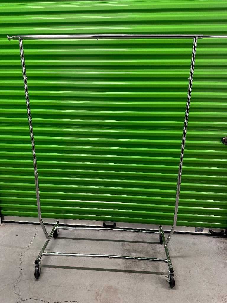kledingrekken - op wielen, mét rem, verlengbaar, Comme neuf, Autres types, Métal, 150 à 200 cm