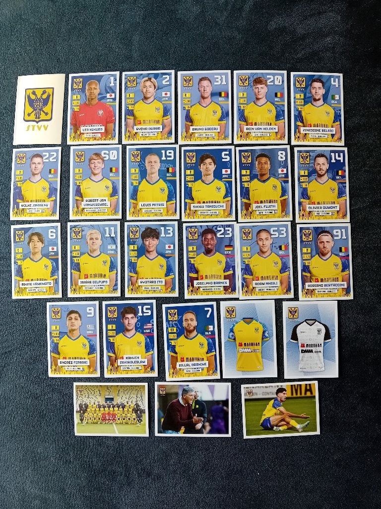 panini stickers Pro League 24/25 Sint-Truiden, Enlèvement ou Envoi, Neuf, Plusieurs autocollants