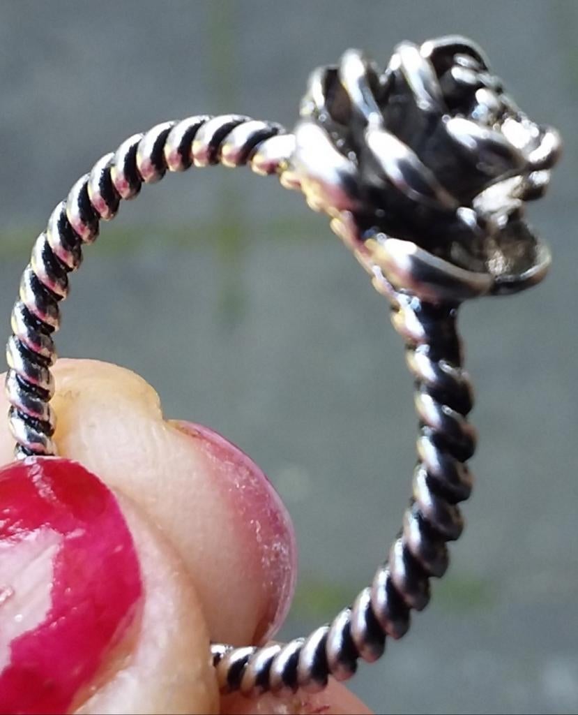 Vintage - Roze ring., Verzamelen, Verzenden
