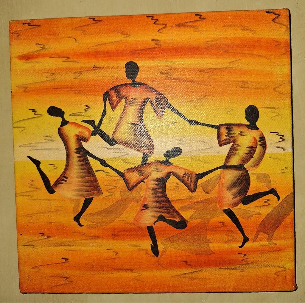 Peinture tribale, Antiquités & Art, Art | Peinture | Moderne, Enlèvement