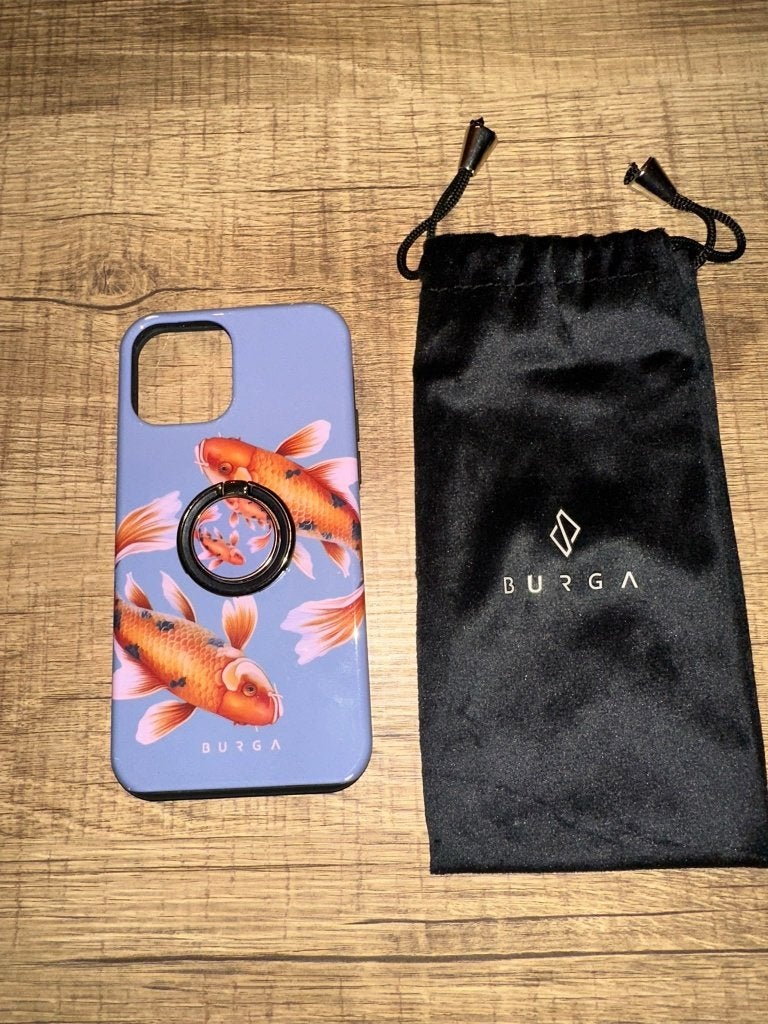 BURGA iPhone 13 Pro hoesje + ringhouder, Ophalen of Verzenden, Burga, IPhone 12 Pro, Blauw