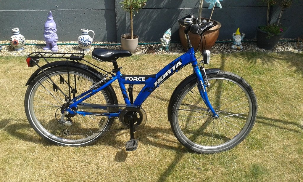 jongensfiets 24 inch  norta, Ophalen, Zo goed als nieuw, 24 inch, Handrem