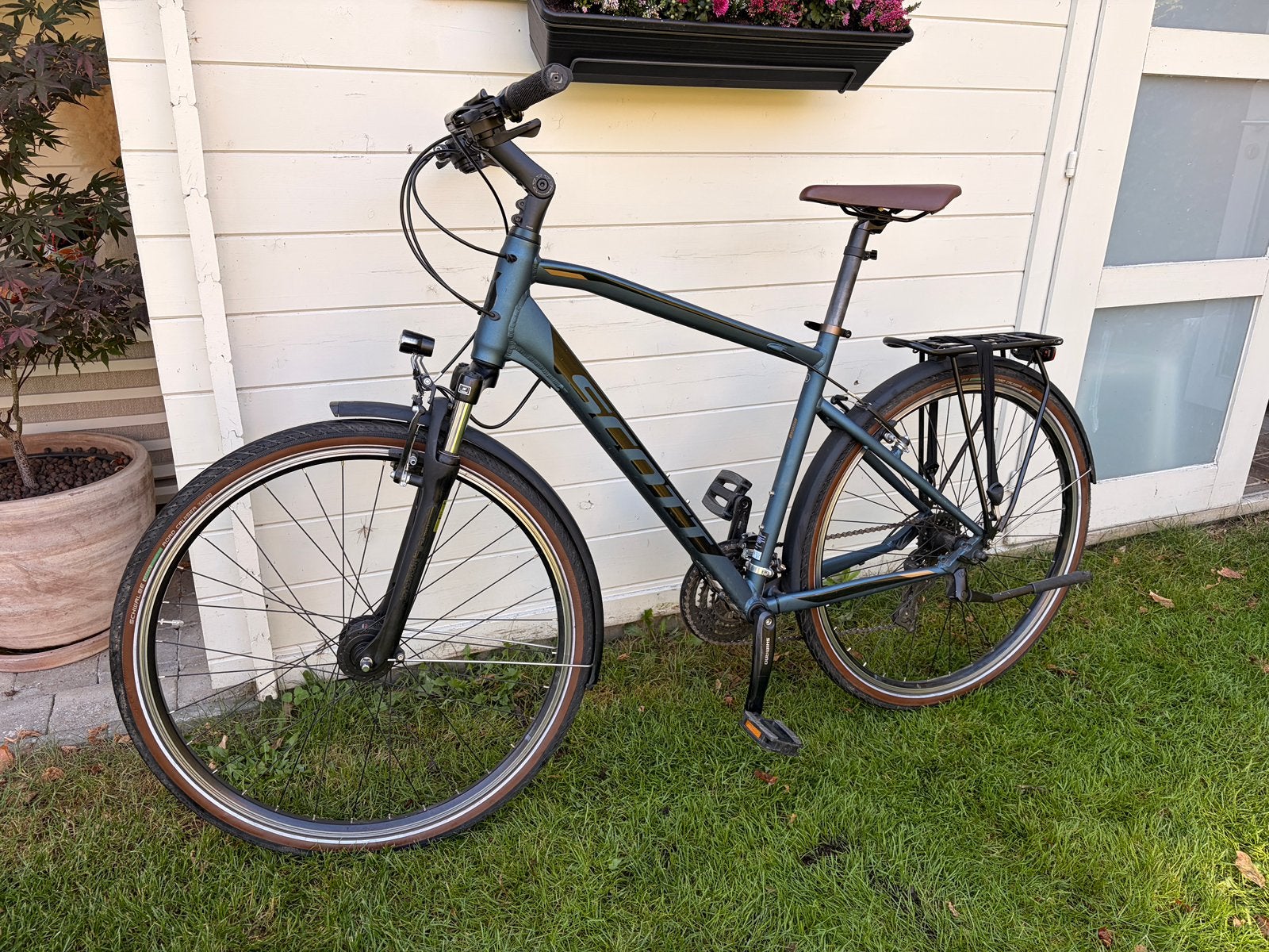 Scott Sub Sport 40 hybride/trekkingfiets! Maat L, Fietsen en Brommers, Ophalen, Gebruikt