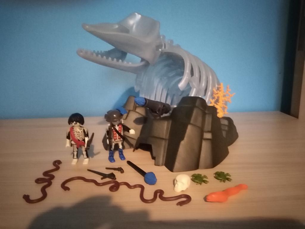Playmobil 4803 grand squelette phosphorescent, Enlèvement ou Envoi, Utilisé