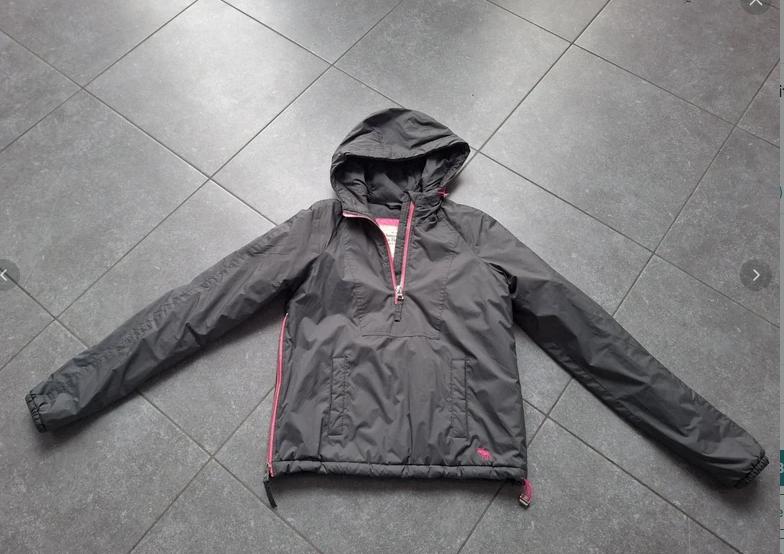 Jas Abercrombie & Fitch maat S, Kleding | Dames, Jassen | Zomer, Ophalen of Verzenden, Zo goed als nieuw, Maat 36 (S), Grijs