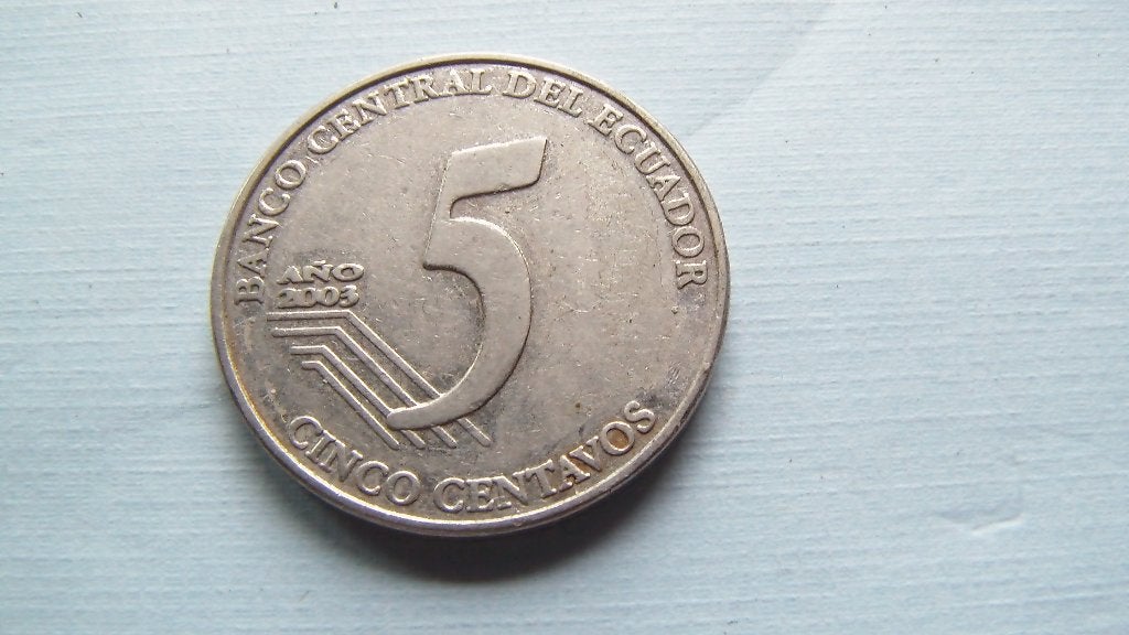equateur 5 centavos 2003, Enlèvement
