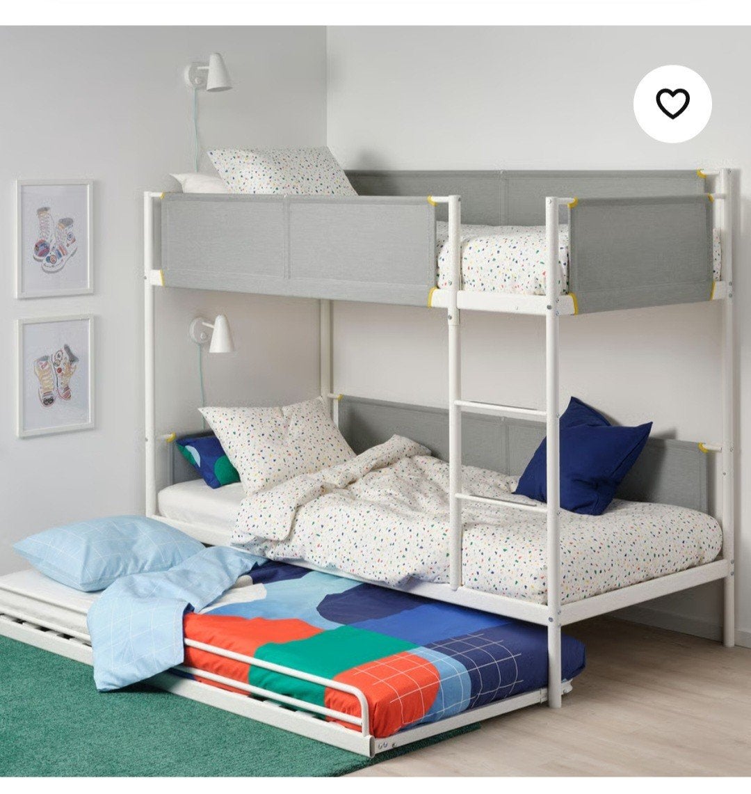 Lits superposés Vitval Ikea avec lit tiroir et matelas, Enlèvement, Lits superposés