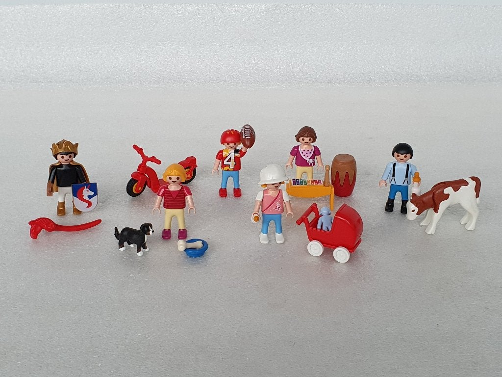 Lot Playmobil met sets 6805 t.e.m. 6810, Enlèvement ou Envoi, Utilisé